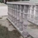 张家界 芝麻白圆形光面花瓶柱，栏杆