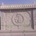 张家界 芝麻白花岗岩屏风，照壁，影壁