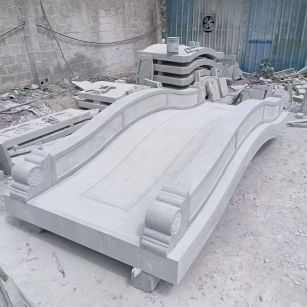 张家界 芝麻灰花岗岩园林景观 小石桥