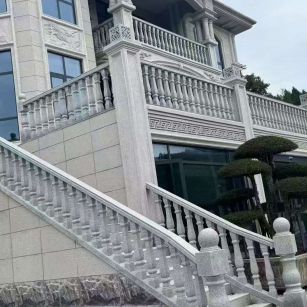 张家界 芝麻白别墅，栏杆