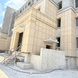 张家界 黄金麻干挂，工地实拍