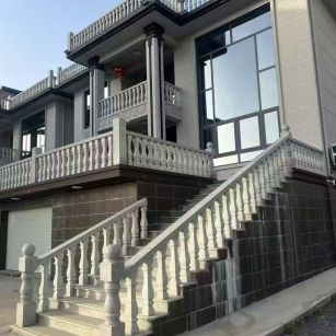 张家界 芝麻白别墅阳台栏杆，楼梯栏杆