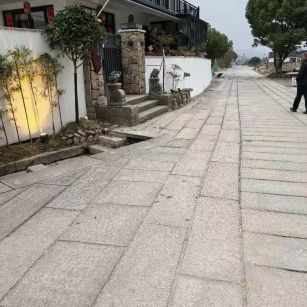 张家界仿古石铺装效果