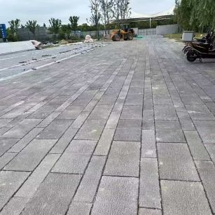 张家界仿古石铺装效果