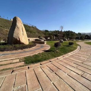 张家界仿古石铺装效果