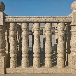 张家界 黄金麻栏杆（扶手，花瓶柱，将军柱）