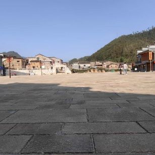 张家界仿古石铺装效果