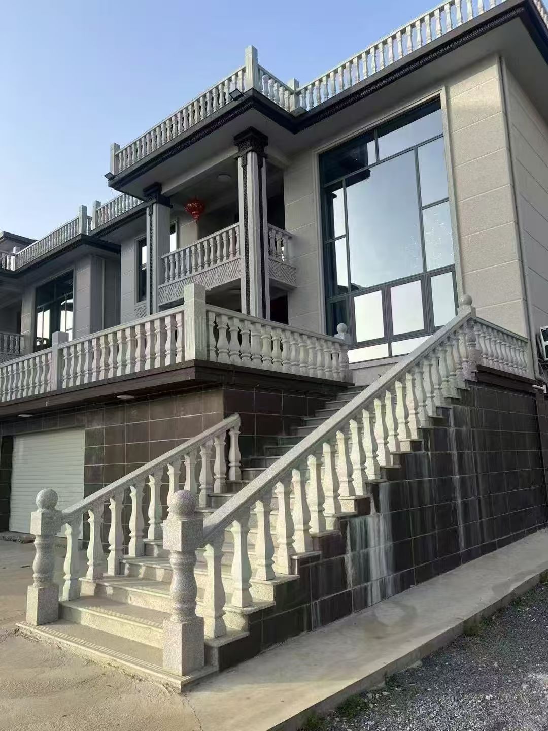 张家界 芝麻白别墅阳台栏杆，楼梯栏杆