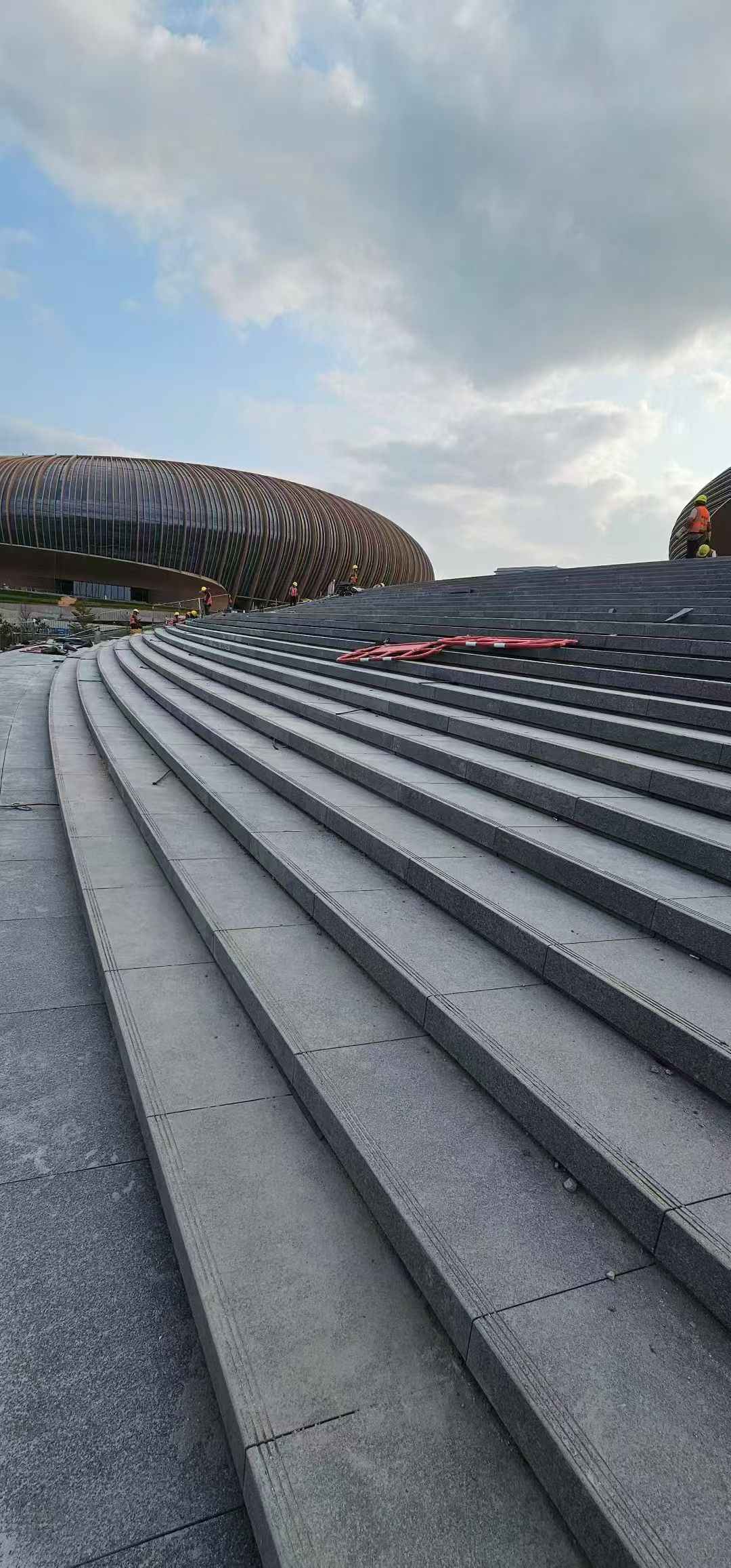 张家界 弧形整石台阶铺装效果图