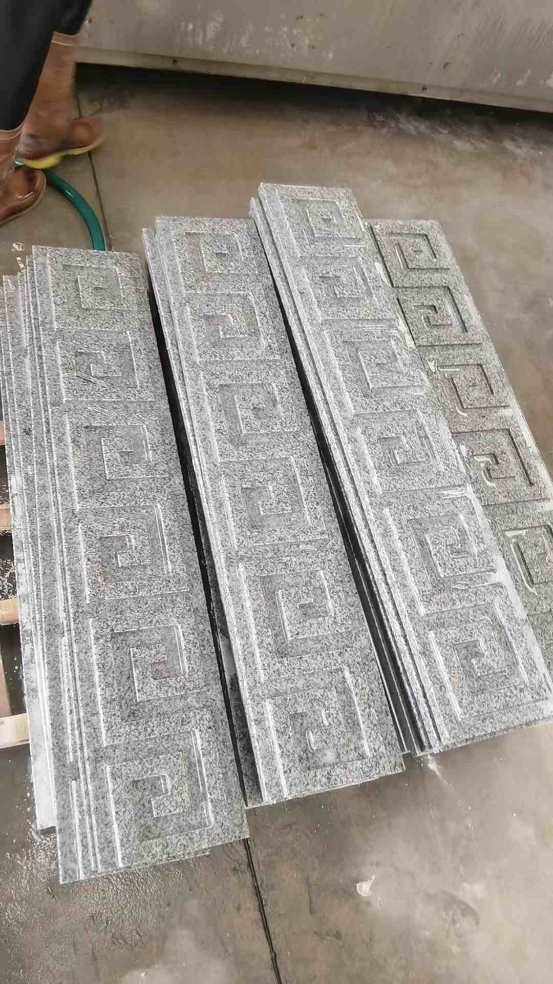 张家界 别墅回纹线条，雕刻