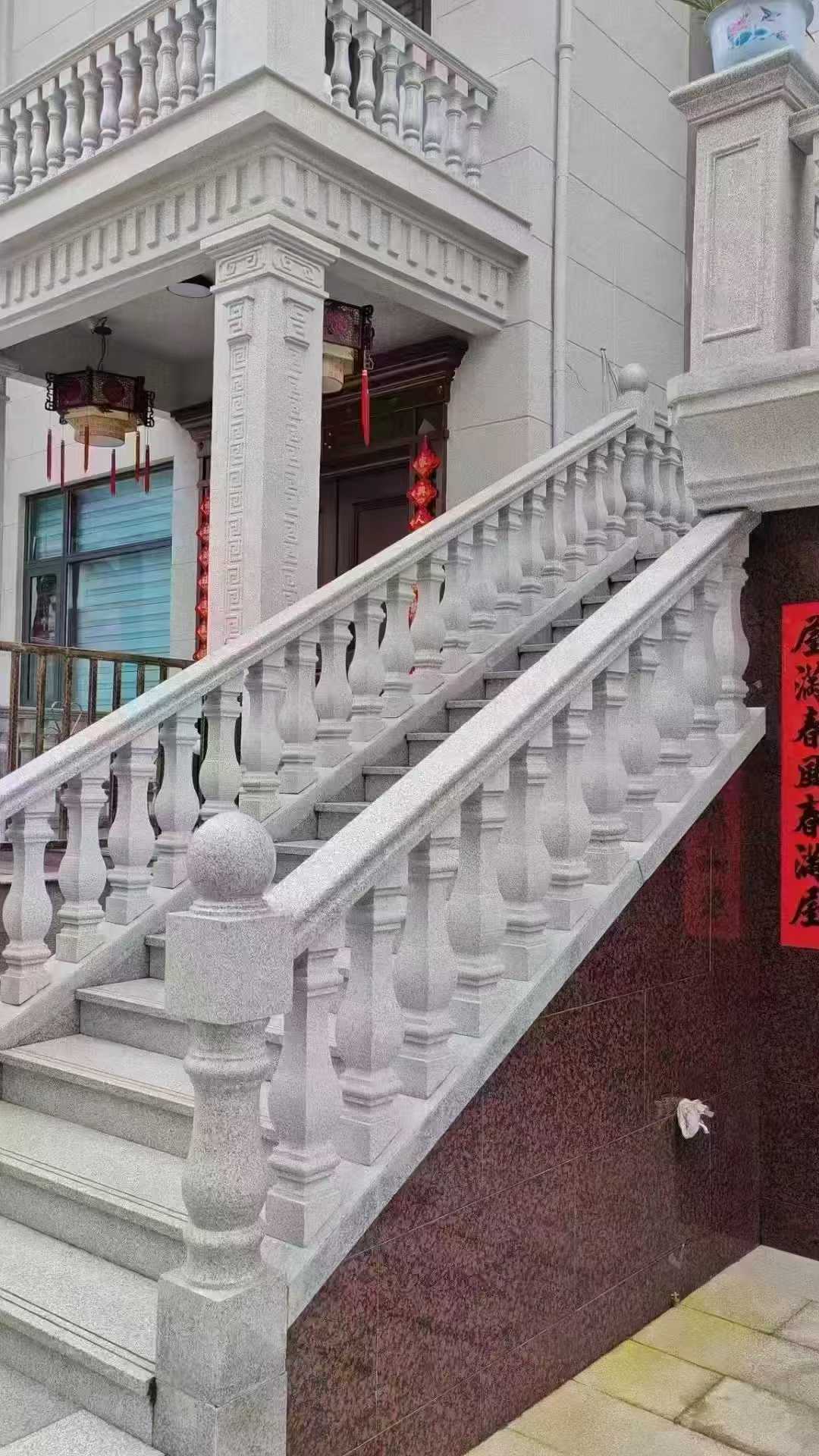 张家界 天然石材 阳台庭院护栏、栏杆