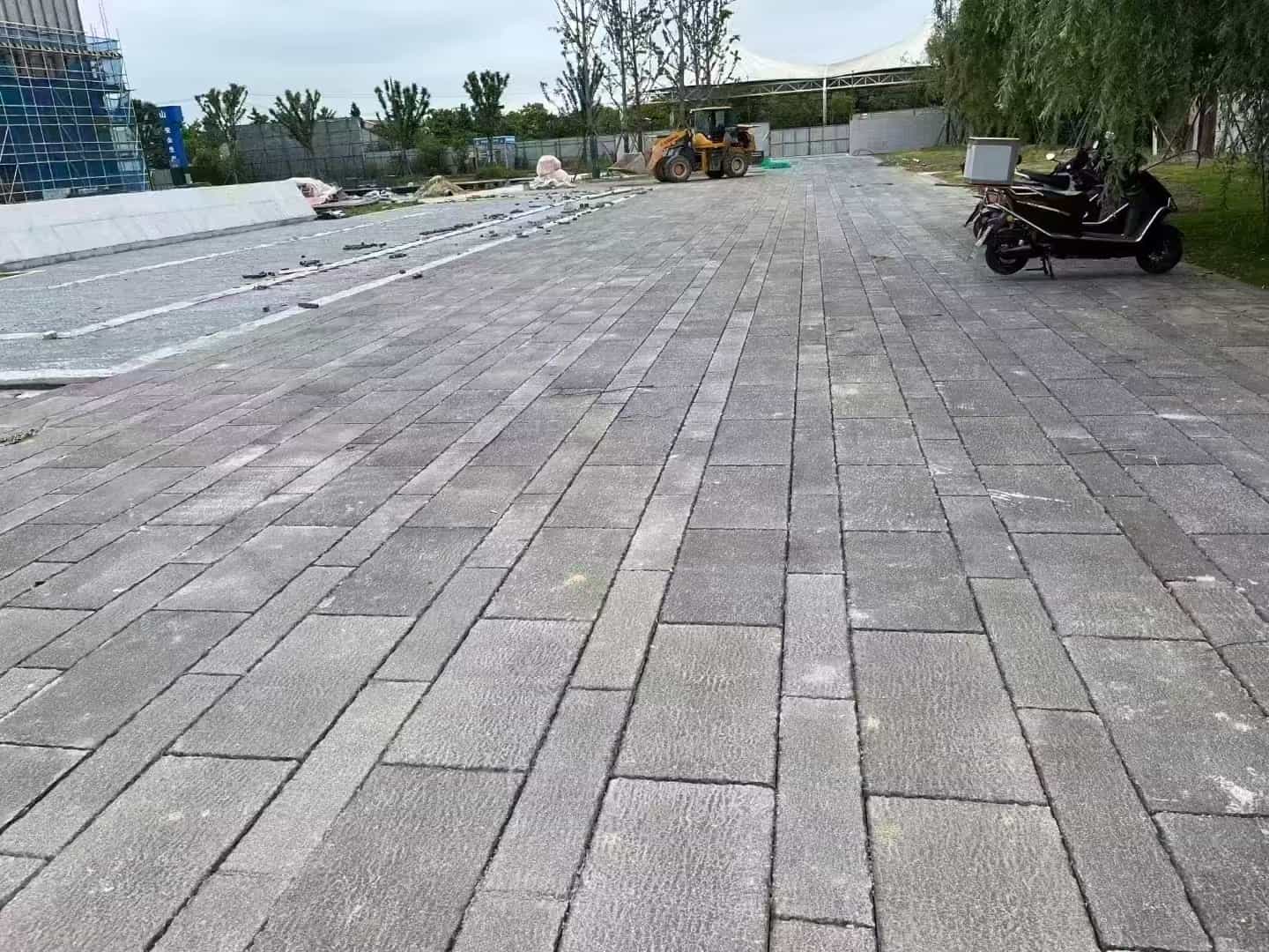 张家界仿古石铺装效果