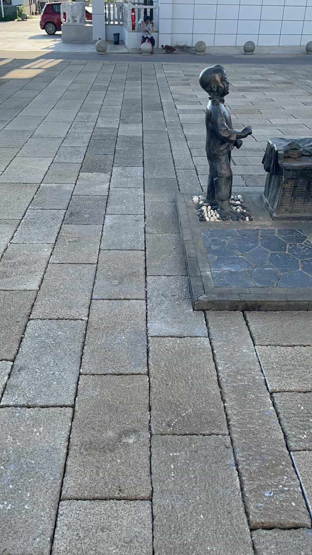 张家界仿古石铺装效果