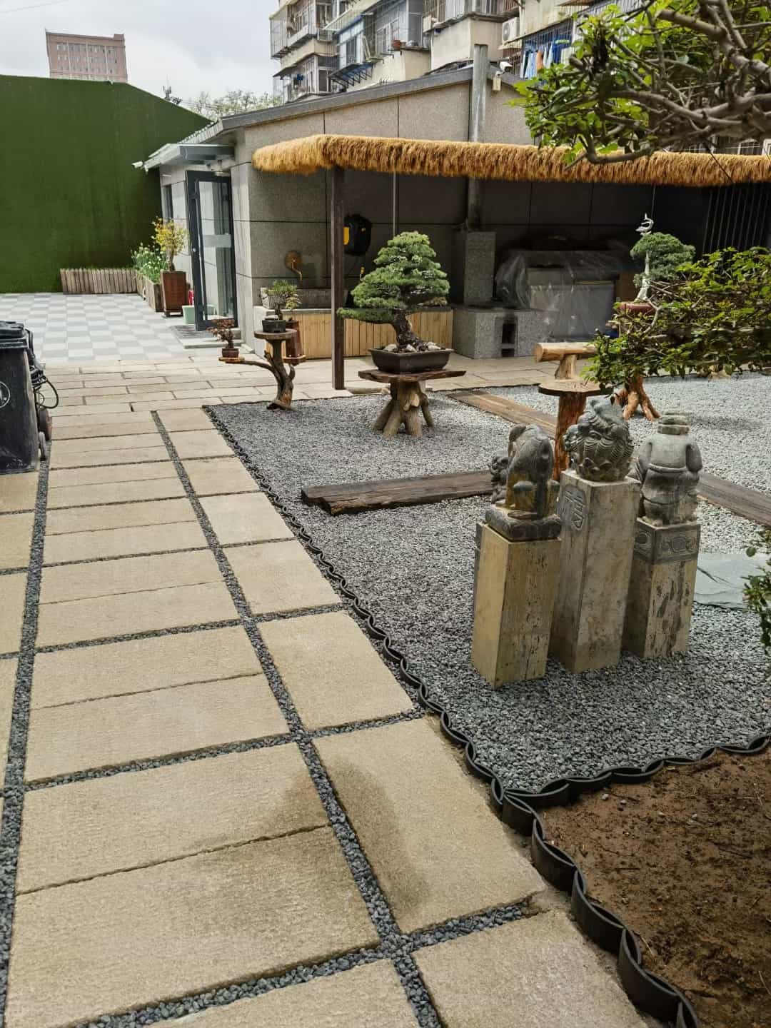 张家界仿古石铺装效果
