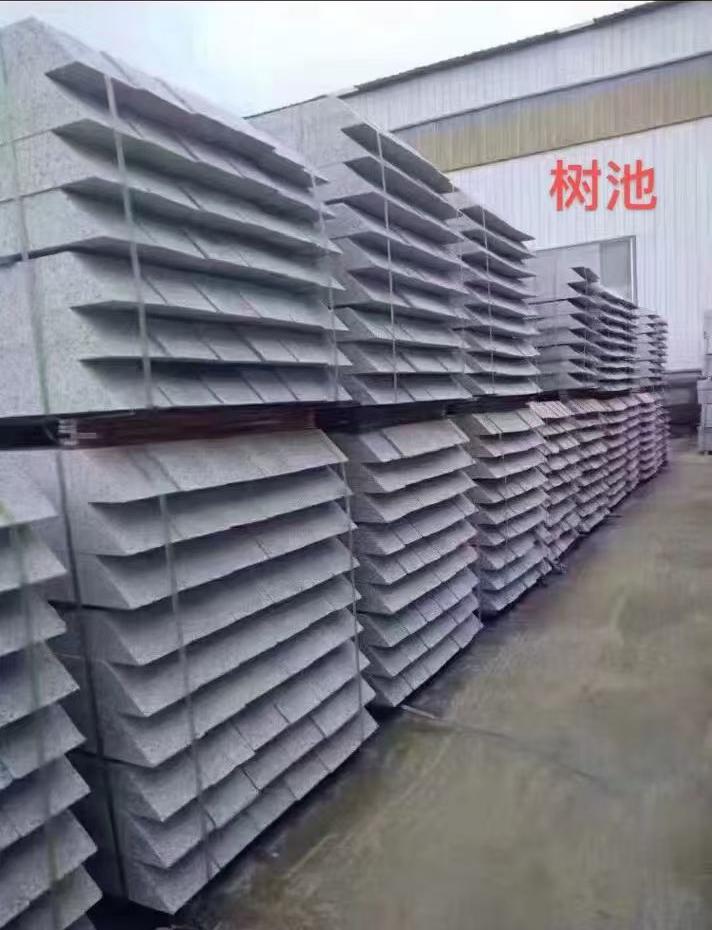 张家界 芝麻灰切头树池