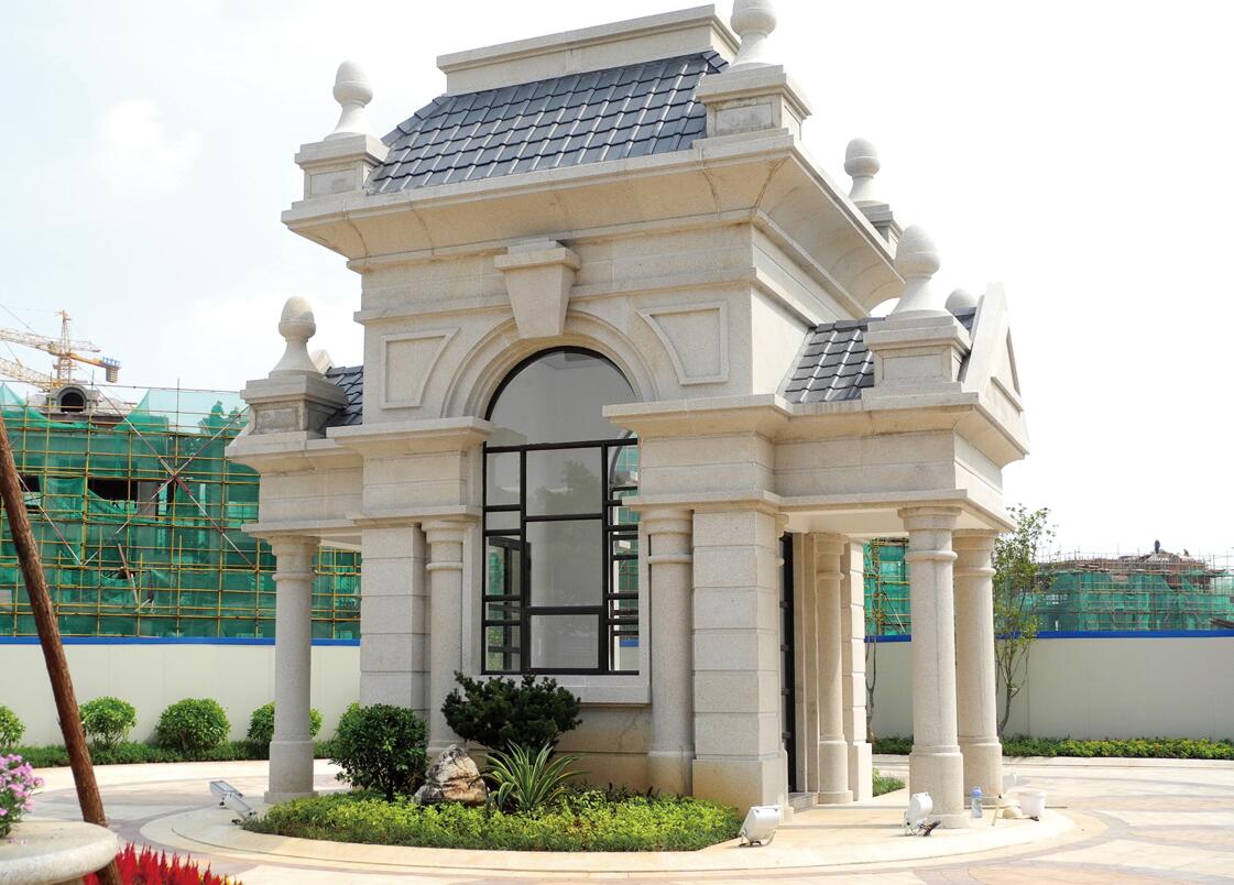 张家界花岗岩在建筑外墙的应用