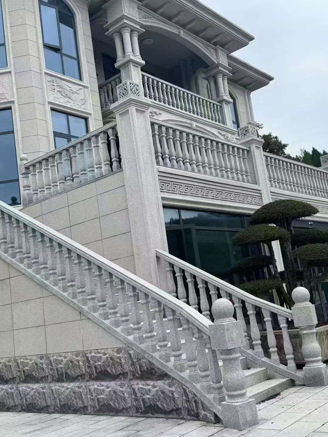 张家界 芝麻白别墅，栏杆