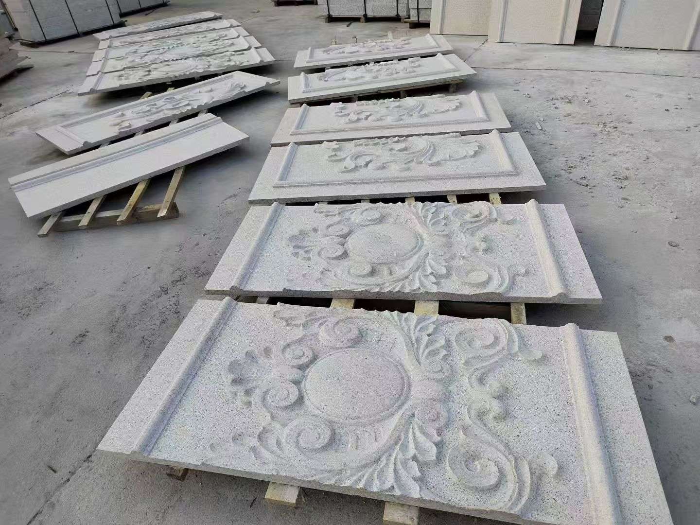 张家界 芝麻白干挂雕花板