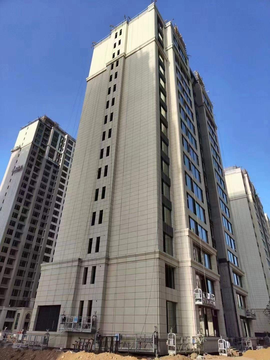 张家界黄金麻高端小区，外墙干挂