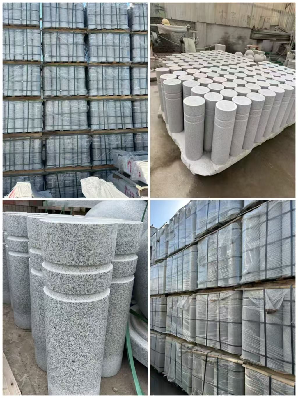 张家界 芝麻白花岗岩挡车柱、隔离柱多少钱